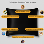 Taie en Soie Dermasoft Anti Boutons & Anti Casse